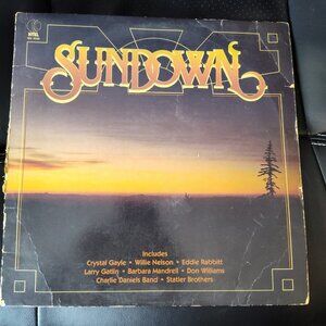 Sundown – K-Tel 1980 Various Artists 12" Vinyl Record LP Willie Nelson